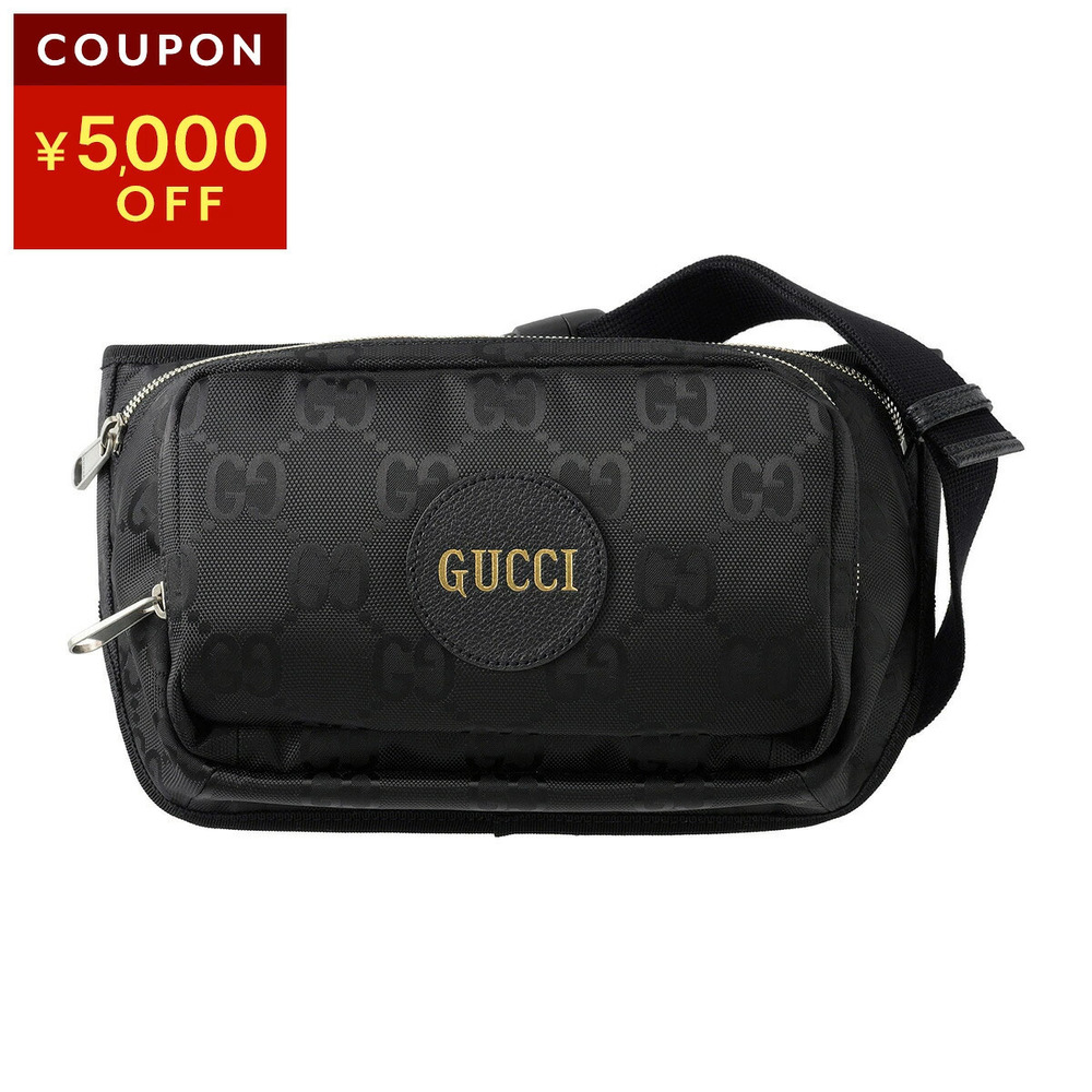 Gucci Body Bag Waist The Grid Waist Bag Leather Black